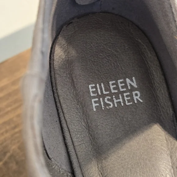 Eileen Fisher Suede Mina Wedge Heels Garnett Hill Women's Size 9 - Picture 4 of 8
